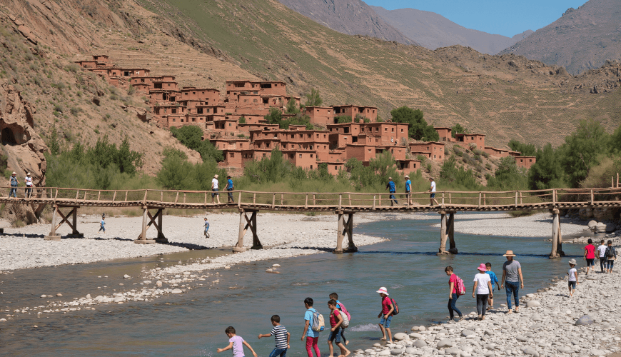 Marrakech day trips to Atlas Mountains and desert landscapes